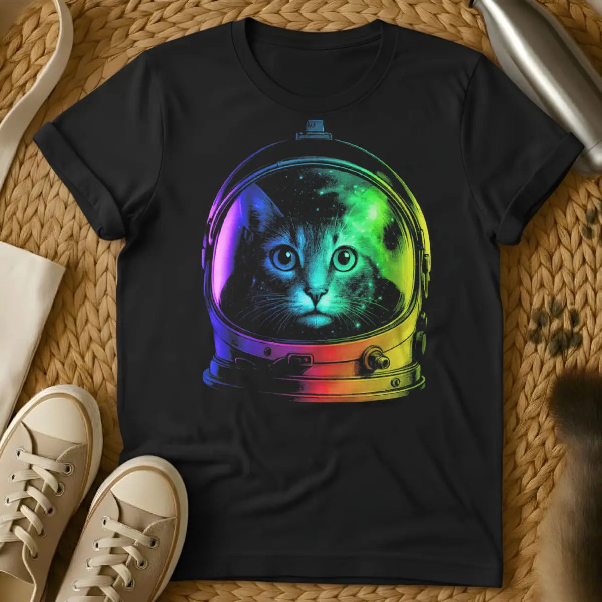 Space Cat Shirt - Black Cat T-Shirt