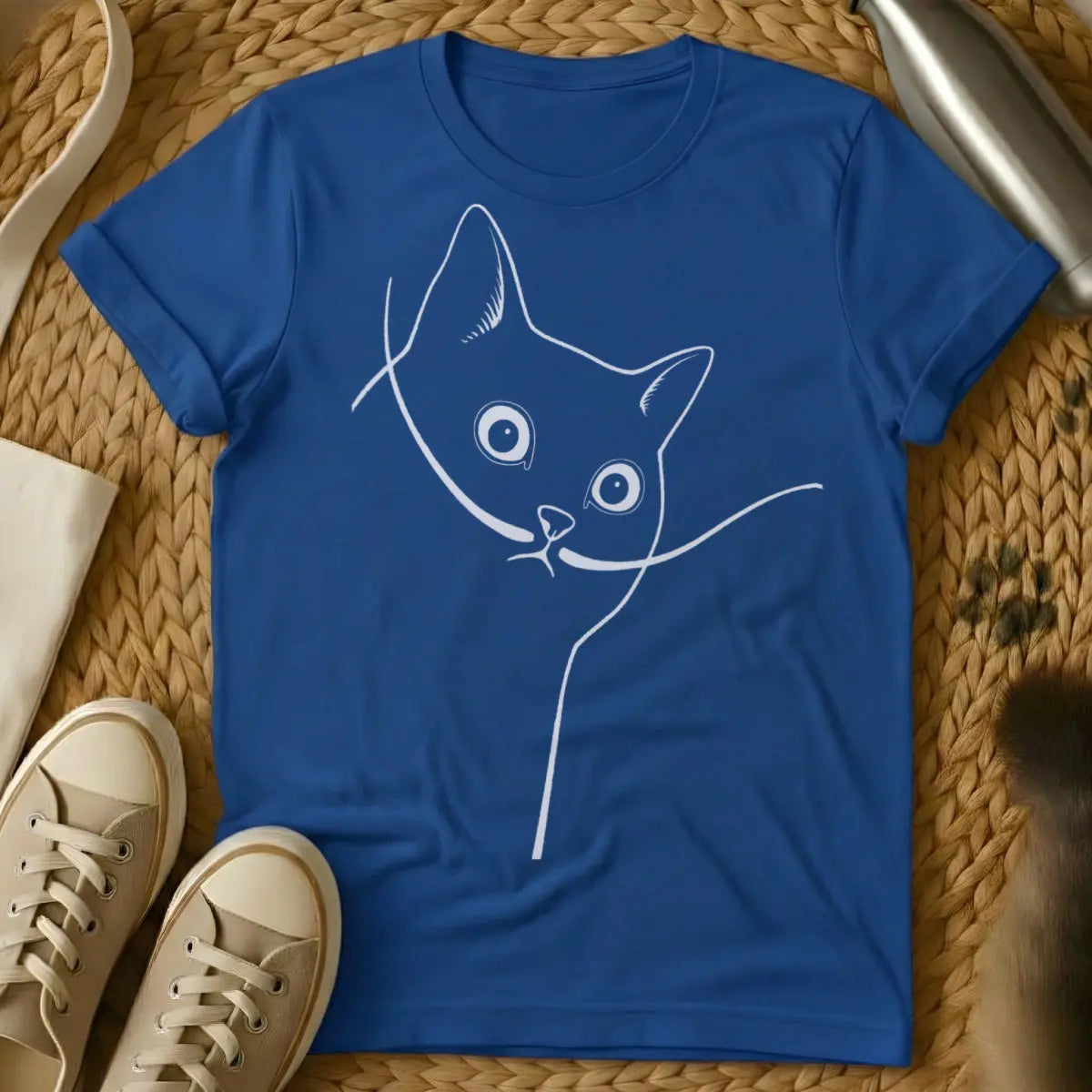 Salvador Dalí Cat Shirt - Blue Cat T-Shirt