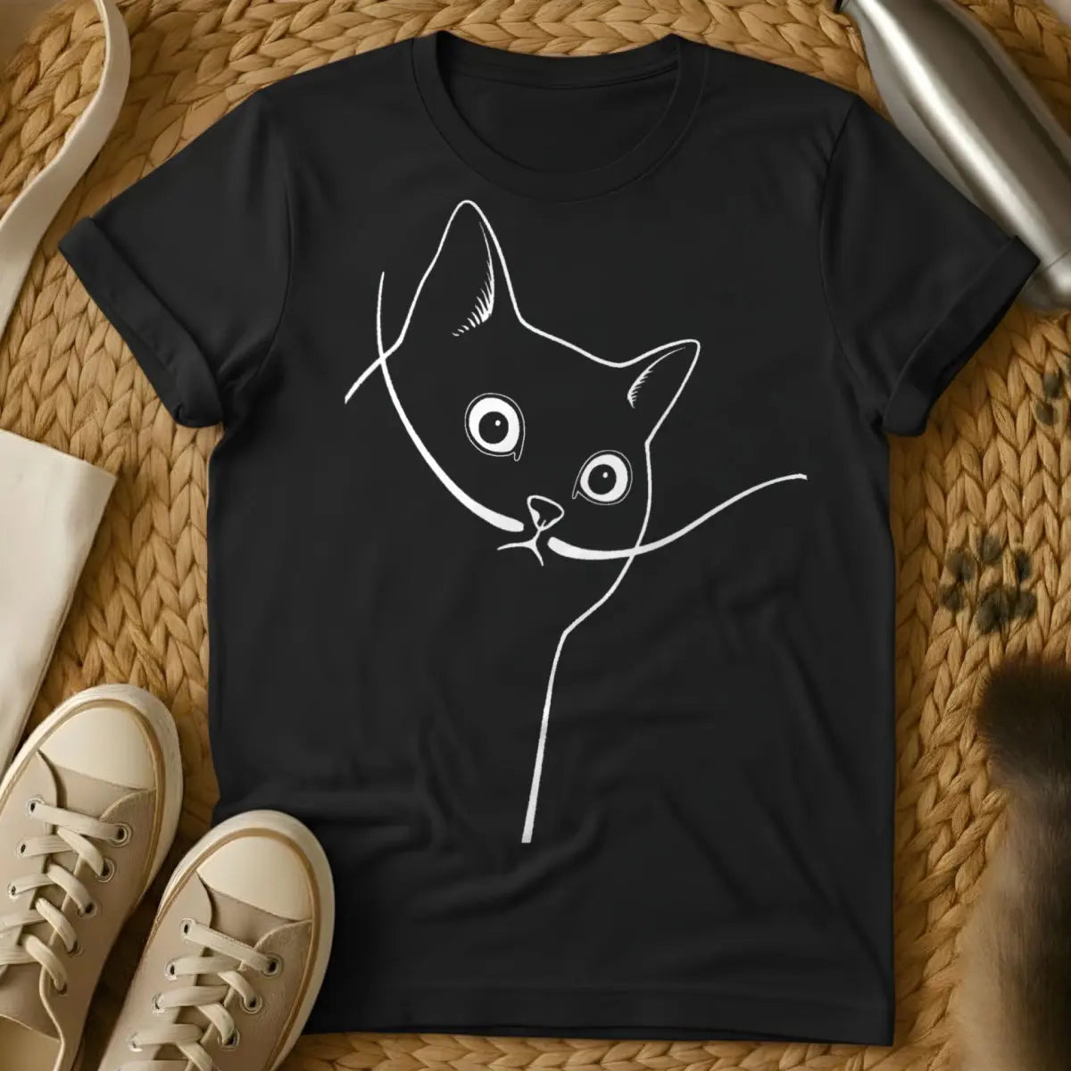 Salvador Dalí Cat Shirt - Black Cat T-Shirt
