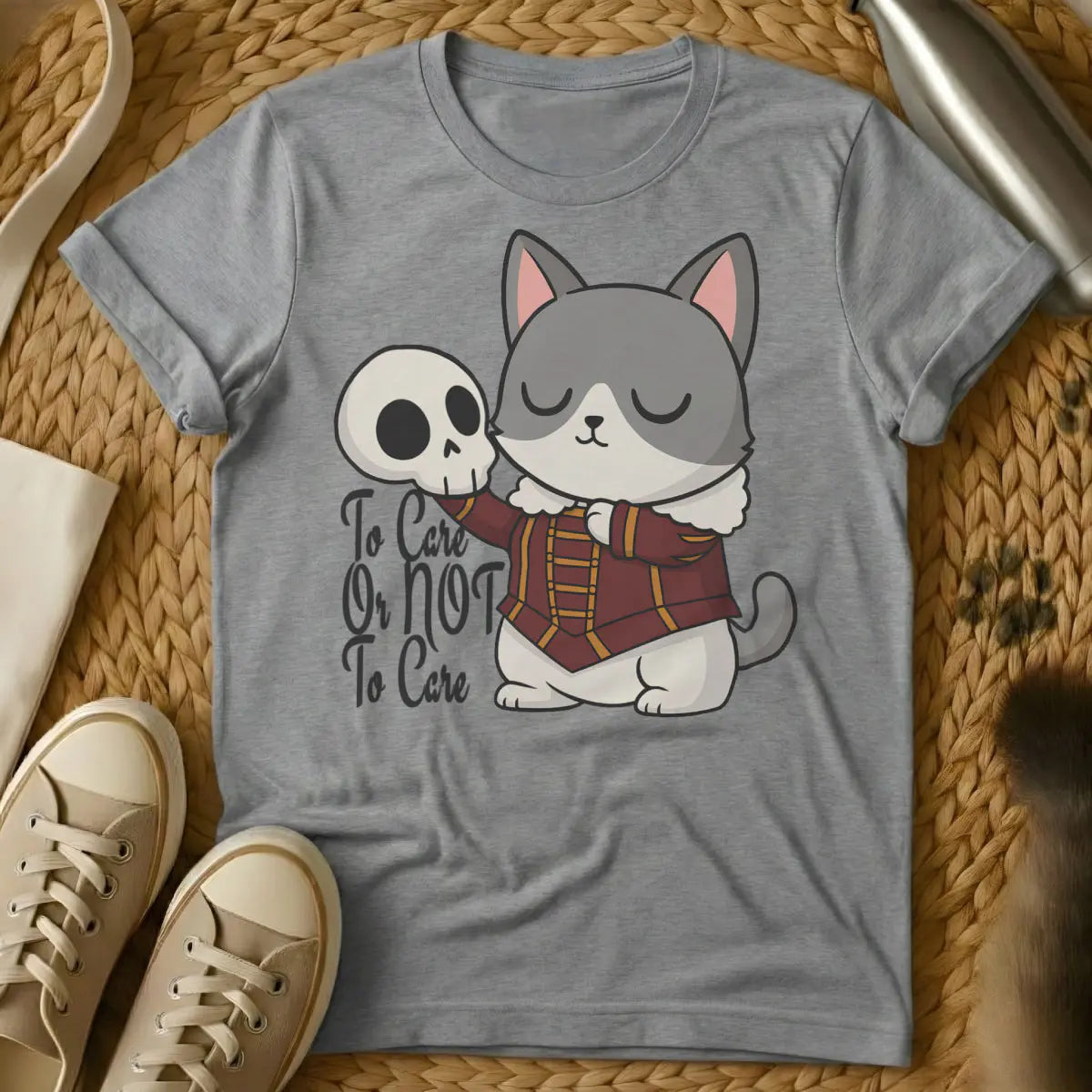 Hamlet Cat Shirt - Gray Cat T-Shirt