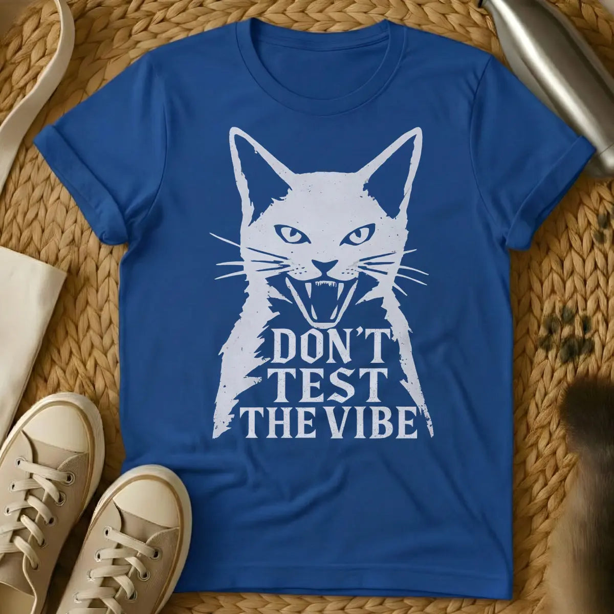 Vibe Shirt - Blue Cat T-Shirt