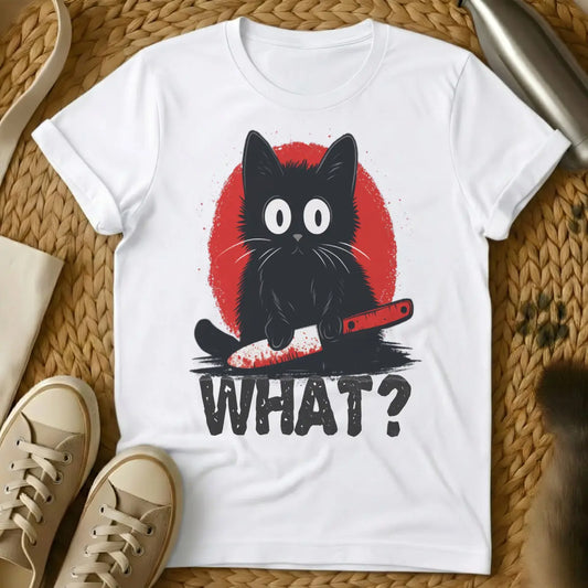 What Cat Shirt - White Cat T-Shirt