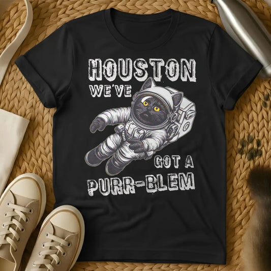 Houston Cat Shirt - Black Cat T-Shirt
