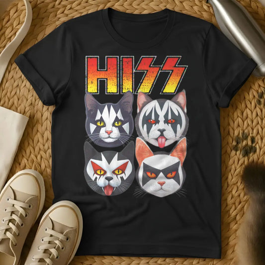 Hiss Cat Shirt - Black Cat T-Shirt