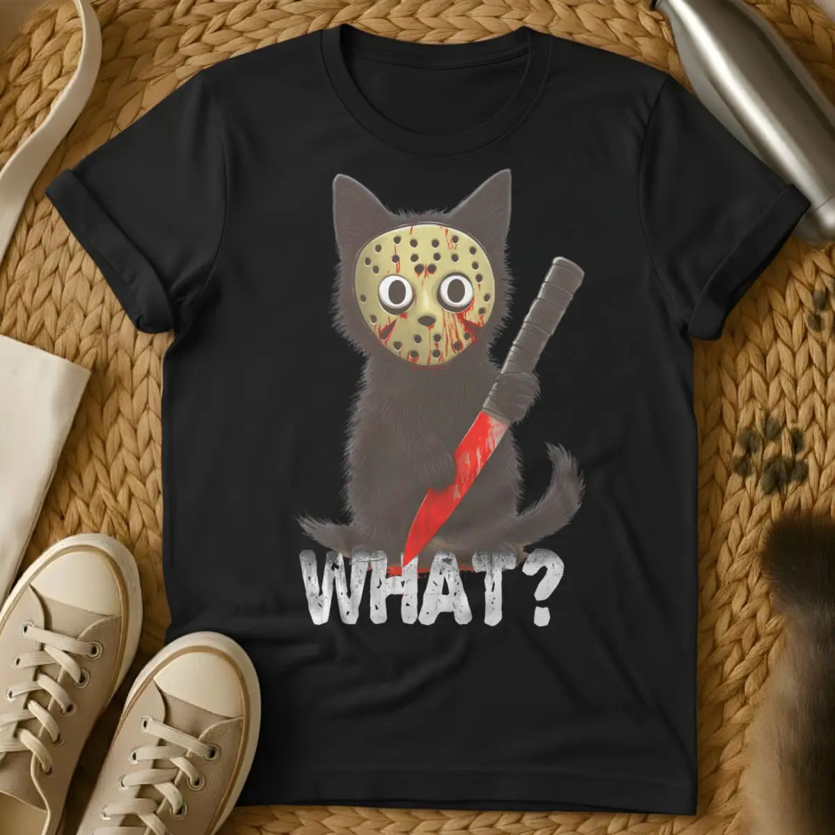 Jason Cat Shirt - Black Cat T-Shirt