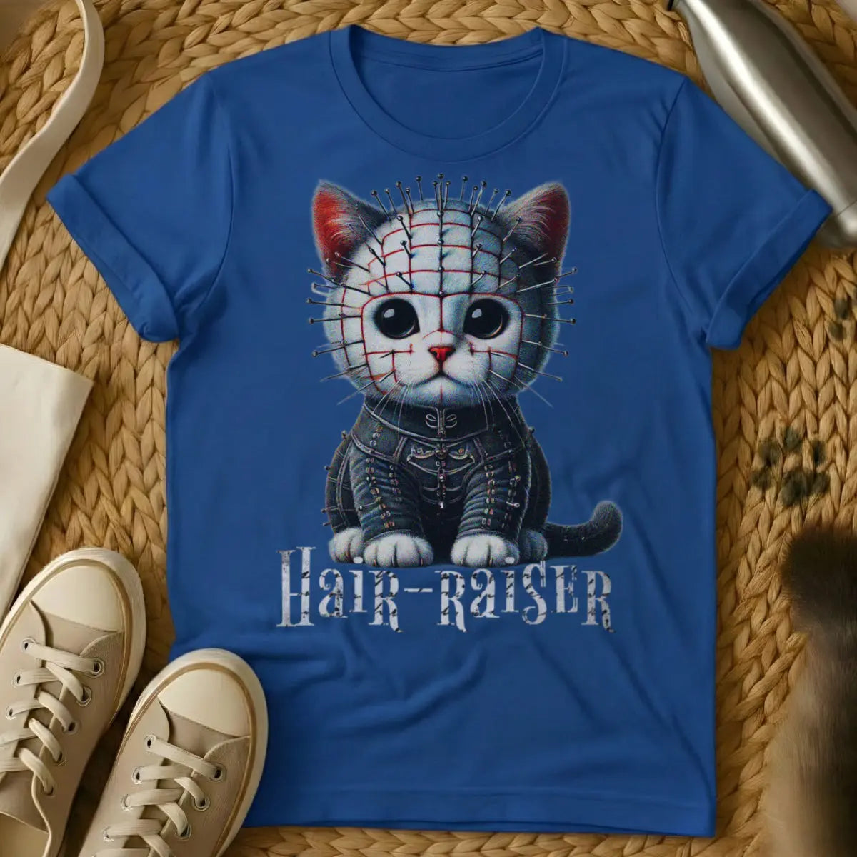 Hellraiser Cat Shirt - Blue Cat T-Shirt