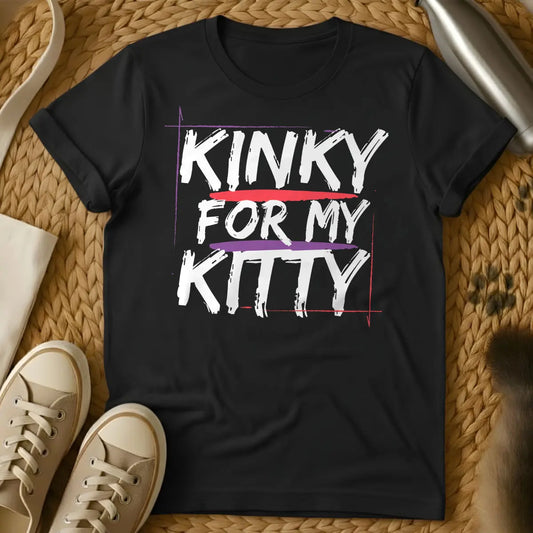 Kinky Cat Shirt - Black Cat T-Shirt