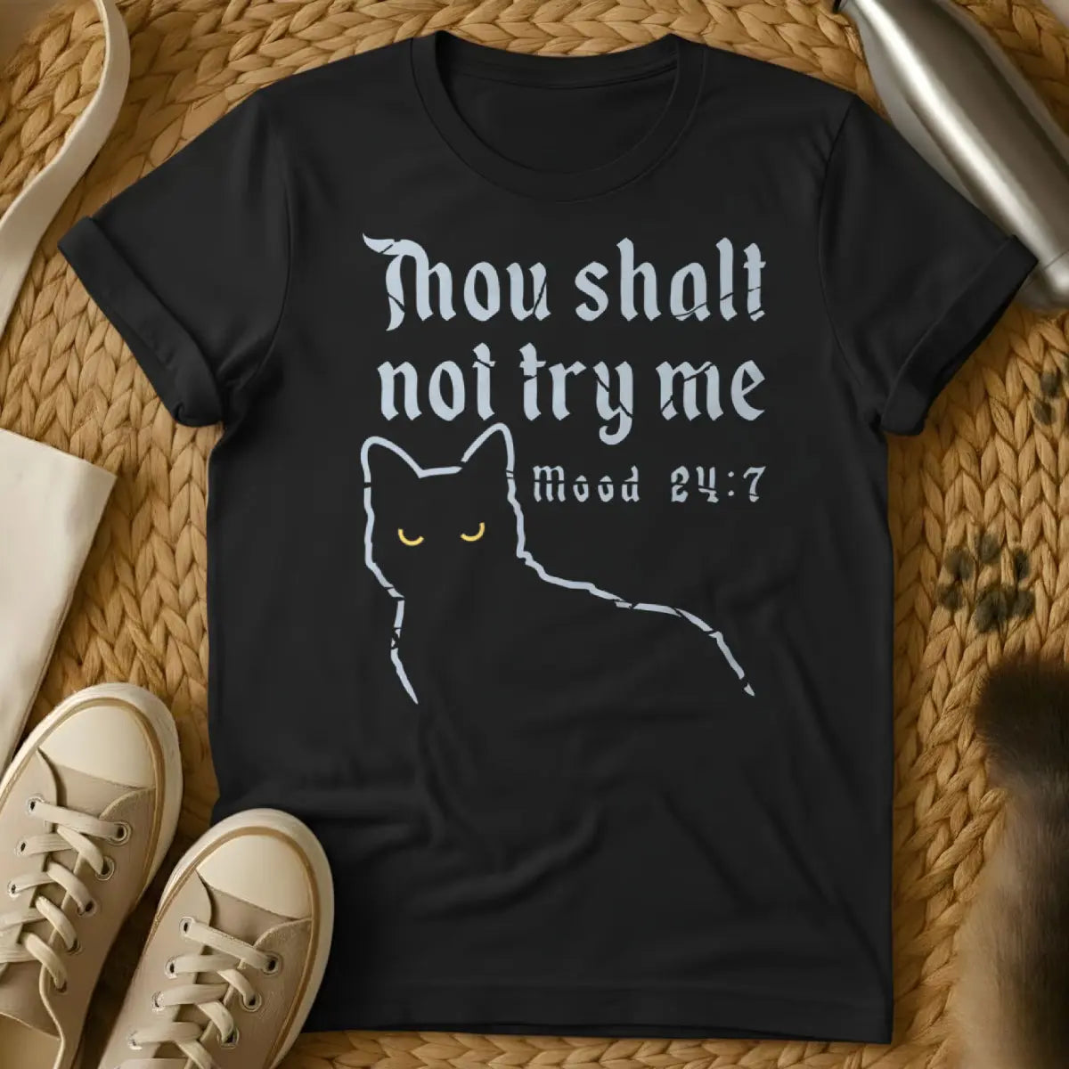 Mood Cat Shirt - Black Cat T-Shirt