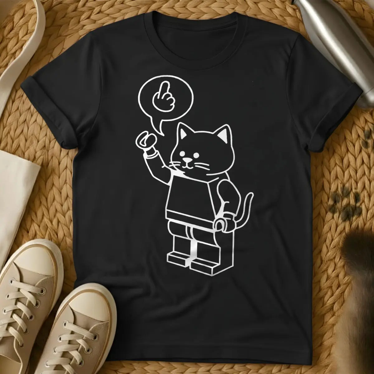 Lego Cat Shirt - Black Cat T-Shirt