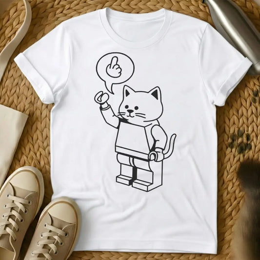 Lego Cat Shirt - White Cat T-Shirt