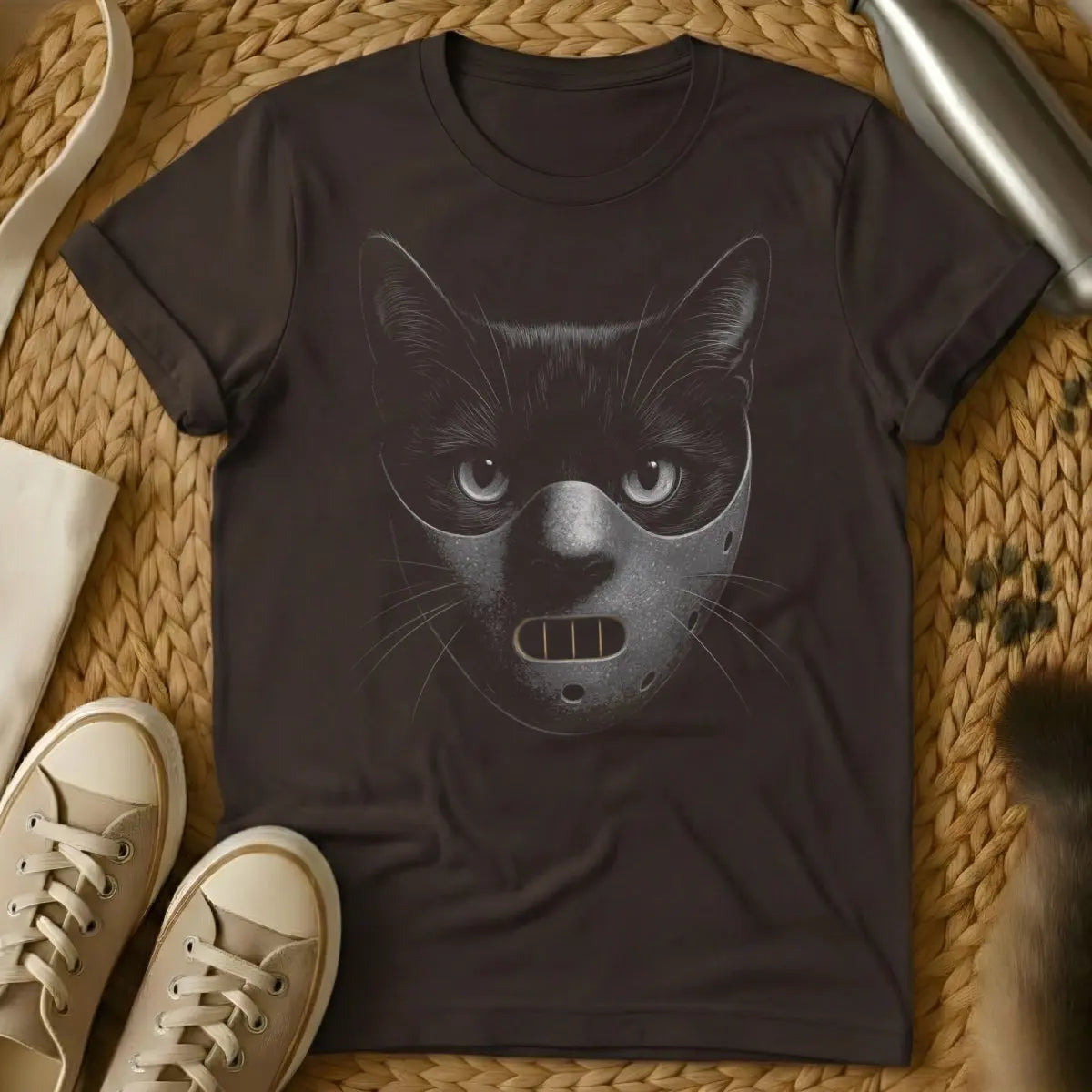 Hannibal Cat T-Shirt - Dark Chocolate Cat T-Shirt