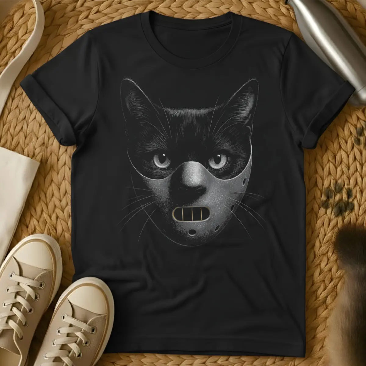 Hannibal Cat T-Shirt - Black Cat T-Shirt