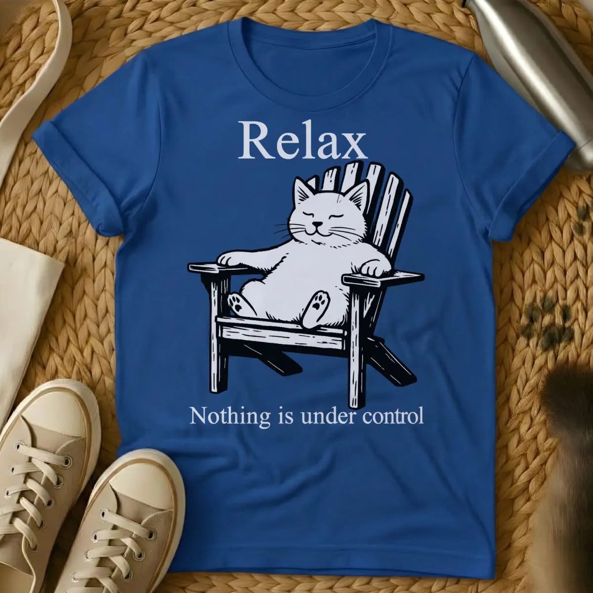 Relax Cat ShirtRelax Cat Shirt - Blue Cat T-Shirt