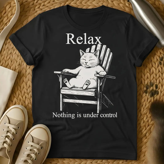 Relax Cat ShirtRelax Cat Shirt - Black Cat T-Shirt