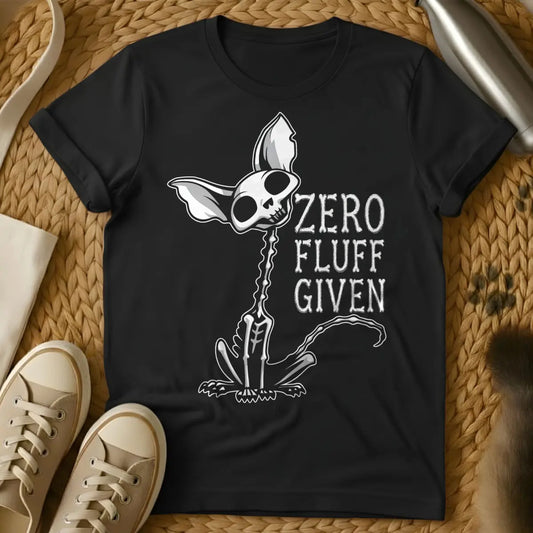 Zero Fluff Given Tee - Black Cat T-Shirt