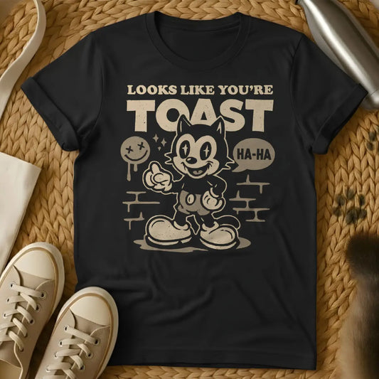 Toast Shirt - Black Cat T-Shirt
