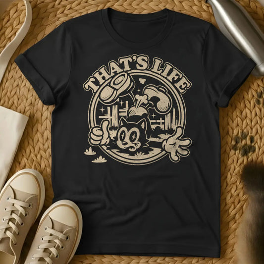That Is Life Cat Shirt - Black Cat T-Shirt