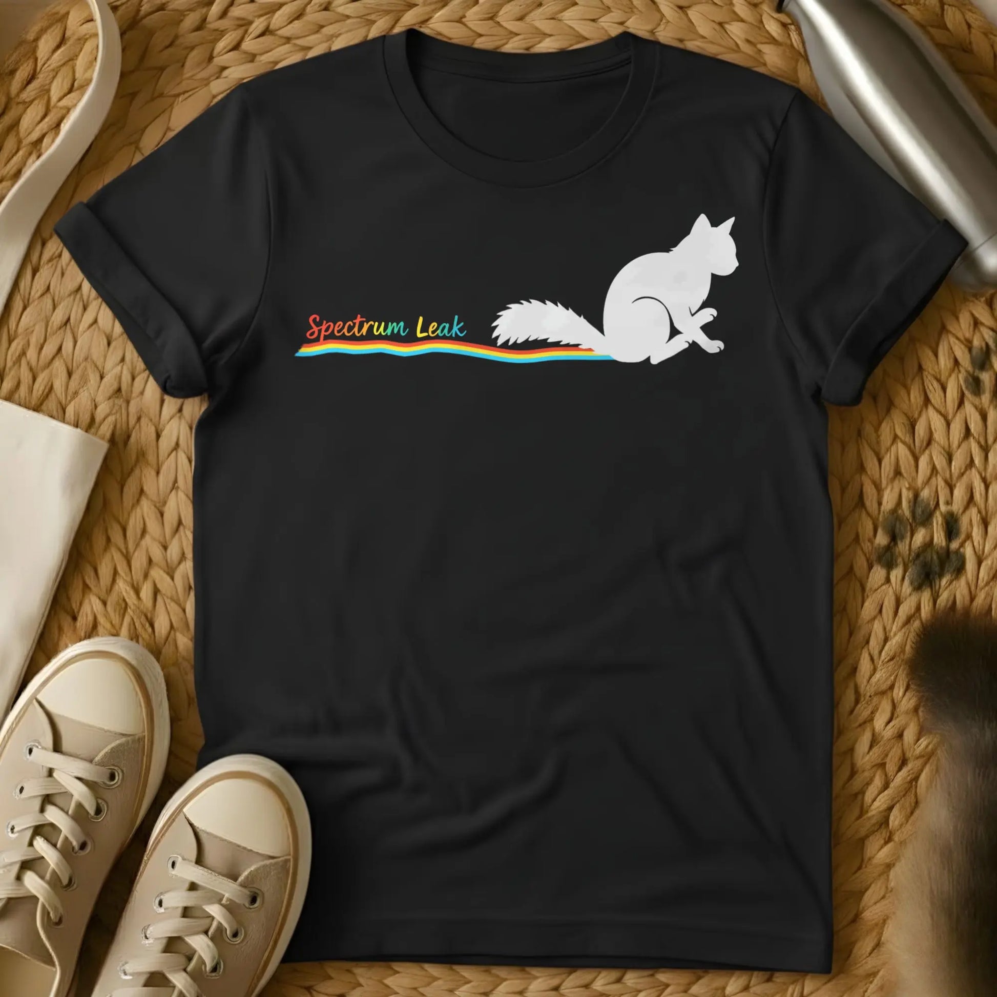 Spectrum Cat Shirt - Black Cat T-Shirt