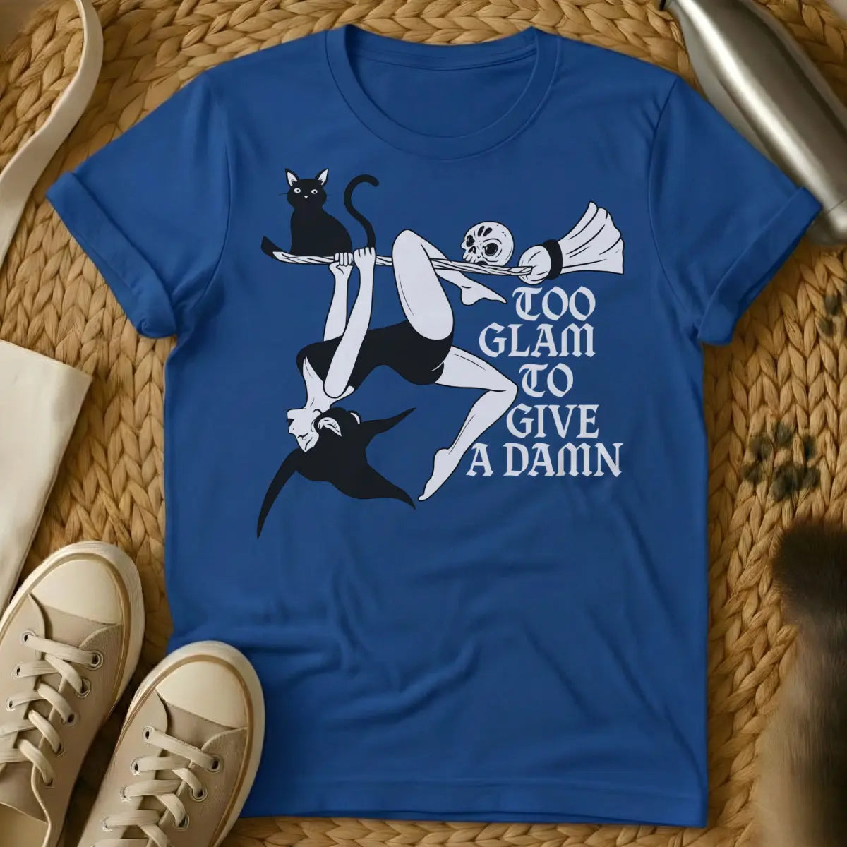 Witch Shirt - Blue Cat T-Shirt