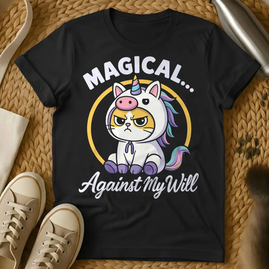 Unicorn Cat Shirt - Black Cat T-Shirt