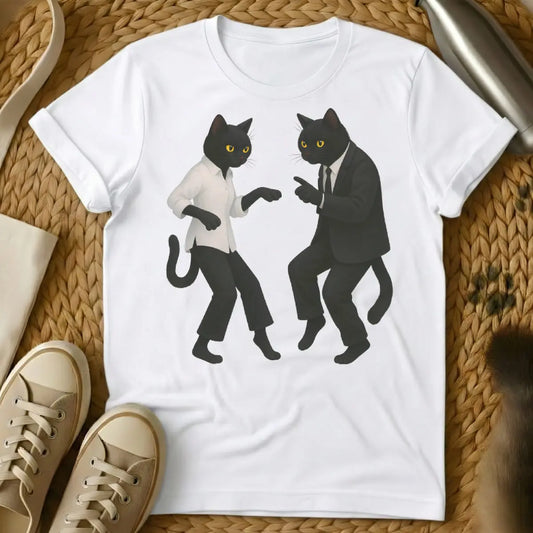 Pulp Fiction Cat Shirt - White Cat T-Shirt