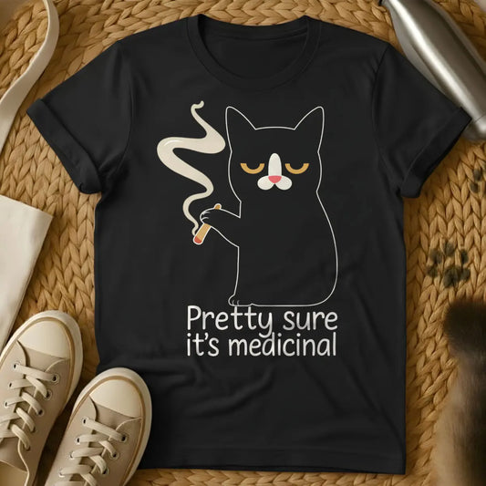 Weed Cat Shirt - Black Cat T-Shirt