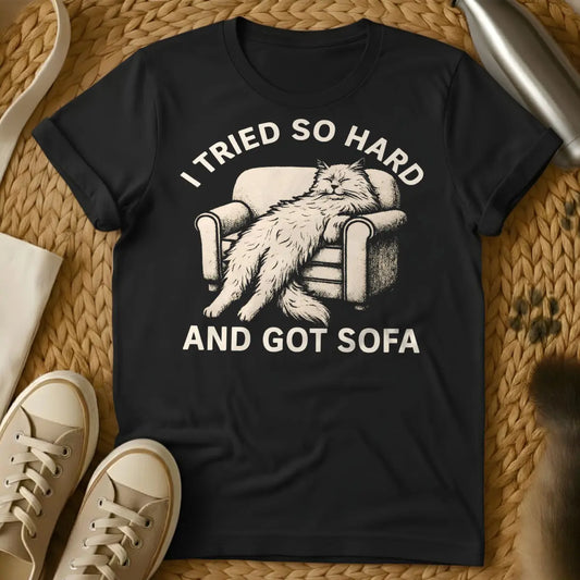 Sofa King Cat T-Shirt - Black Cat T-Shirt